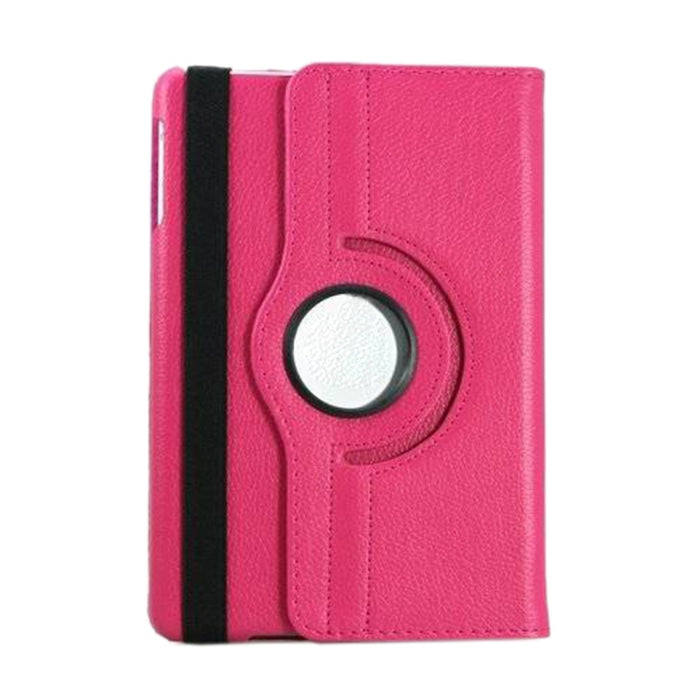 Para iPad 9,7 (2018) y iPad 9,7 (2017) y Air 2 y Air Funda de cuero con textura Litchi con rotación de 360 grados y soporte de 2 engranajes