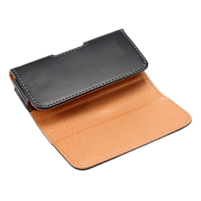 Funda de cuero con tapa vertical con textura Crazy Horse / Riñonera con férula trasera para iPhone 5G