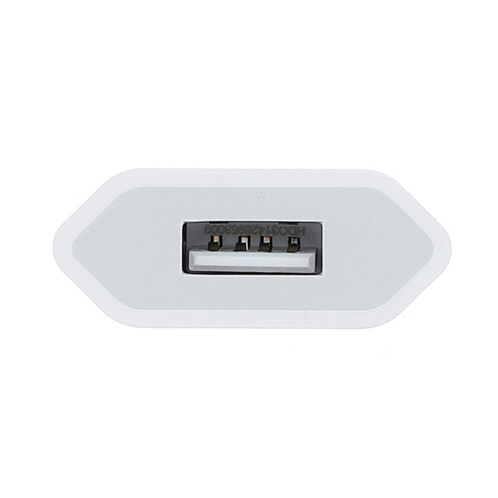 Adaptador de cargador USB con enchufe europeo de 5V / 1A de alta calidad para iPhone, Galaxy, Huawei, Xiaomi, LG, HTC y otros teléfonos inteligentes, dispositivos recargables