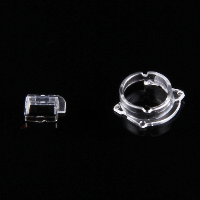 Marco de lente de cámara de plástico transparente de 100 piezas para iPhone 5, 5S y 5C, 100pcs Camera Frame