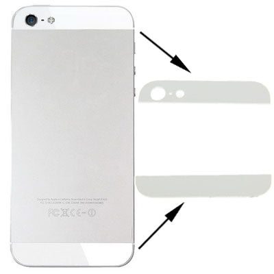 Lente de vidrio superior e inferior de la contraportada de la versión OEM para iPhone 5 (dorado), For 5, OEM For iPhone 5 Black, OEM For iPhone 5 White