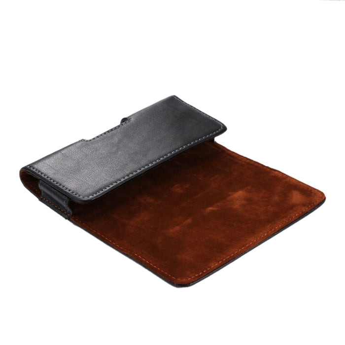 Funda de cuero genuino con tapa vertical con textura Crazy Horse / riñonera con férula trasera para iPhone 4S / 5 / 5S / 5C
