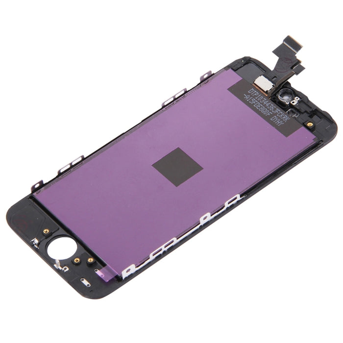 Pantalla LCD y digitalizador de montaje completo con marco para iPhone 5, 3 in 1 for i5 White, 3 in 1 for i5 Black