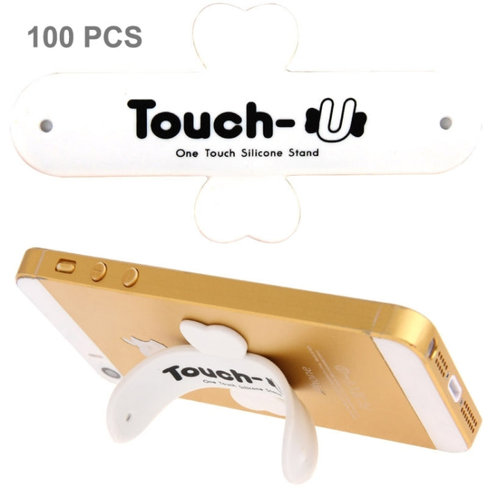 Soporte universal de silicona Touch-u One Touch de 100 piezas