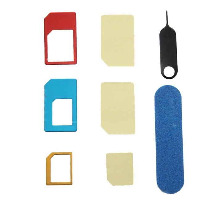Adaptador de tarjeta Nano SIM a Micro SIM para iPhone 5 y 5S