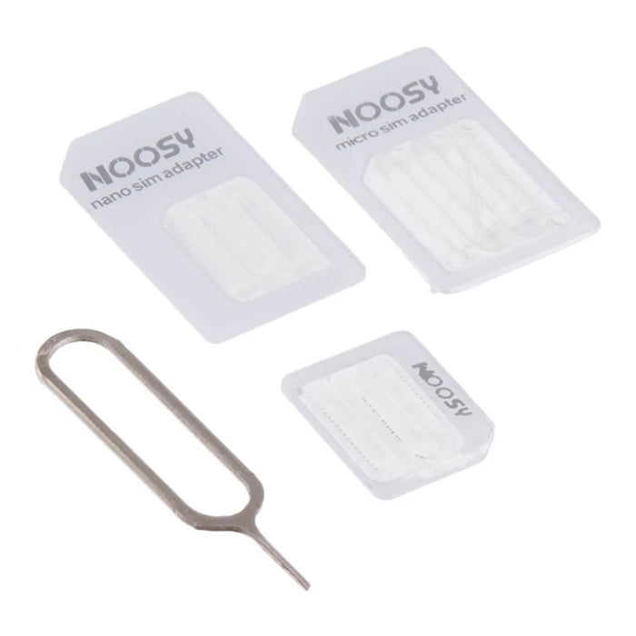 Kit 4 en 1 (Nano SIM a tarjeta Micro SIM + Micro SIM a tarjeta estándar + Nano SIM a tarjeta estándar + Herramienta de llave de expulsión del soporte de la bandeja de la tarjeta SIM) para iPhone 5 / iPhone 4 y 4S