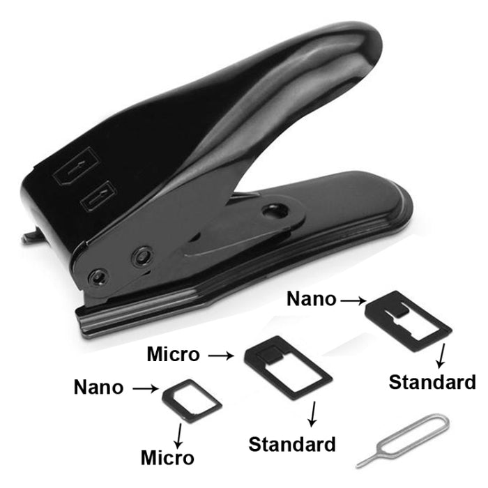 Cortador Dual Nano Sim para iPhone / Samsung / Huawei / Xiaomi