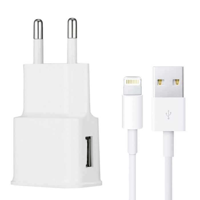 Cable de sincronización del cargador + cargador de viaje con enchufe UE