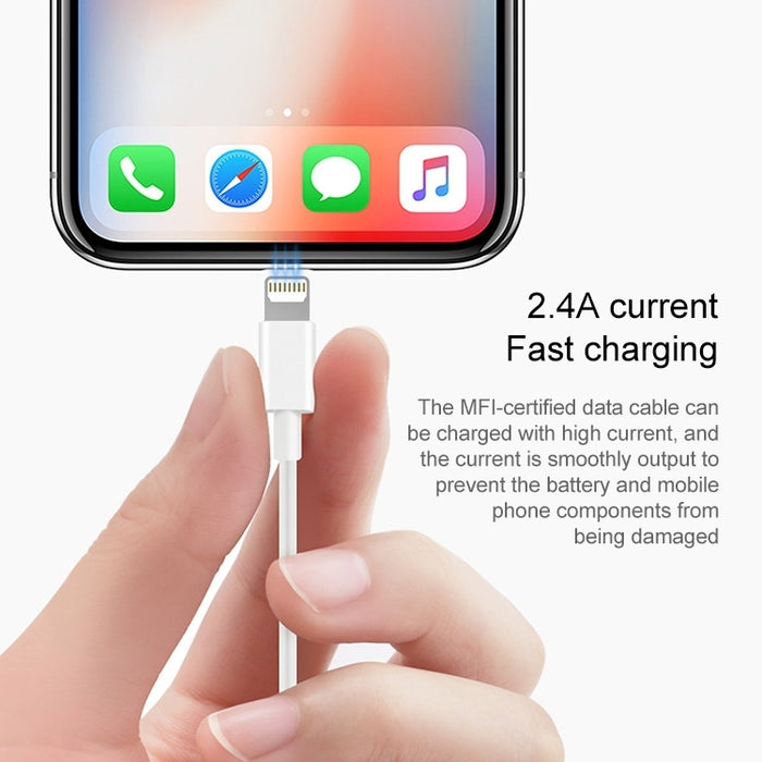 Cable de carga/datos de sincronización USB de alta calidad de 1 m para iPhone, iPad, compatible con hasta iOS 15.5