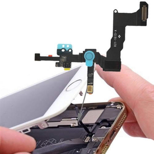 Original 2 en 1 Cámara Frontal + Cable Flex Sensor para iPhone 5S, For iPhone 5S