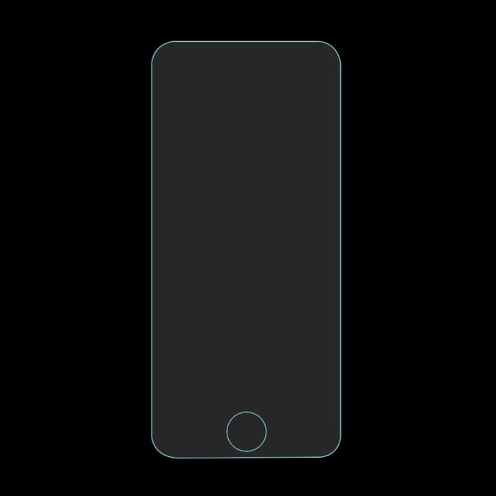 Película de vidrio templado a prueba de explosiones de pantalla completa transparente ultrafina de 0,26 mm para iPod touch 5 y touch 6