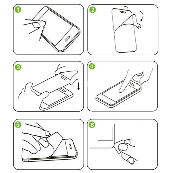 Película de vidrio templado a prueba de explosiones de pantalla completa transparente ultrafina de 0,26 mm para iPod touch 5 y touch 6