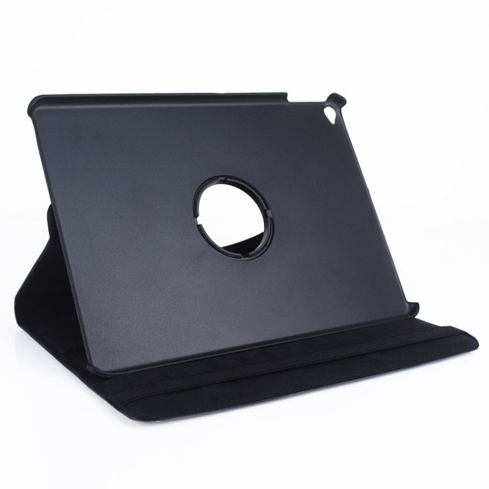 Funda de cuero con tapa y textura de lichi con rotación de 360 grados y soporte de 2 engranajes para iPad Air 2