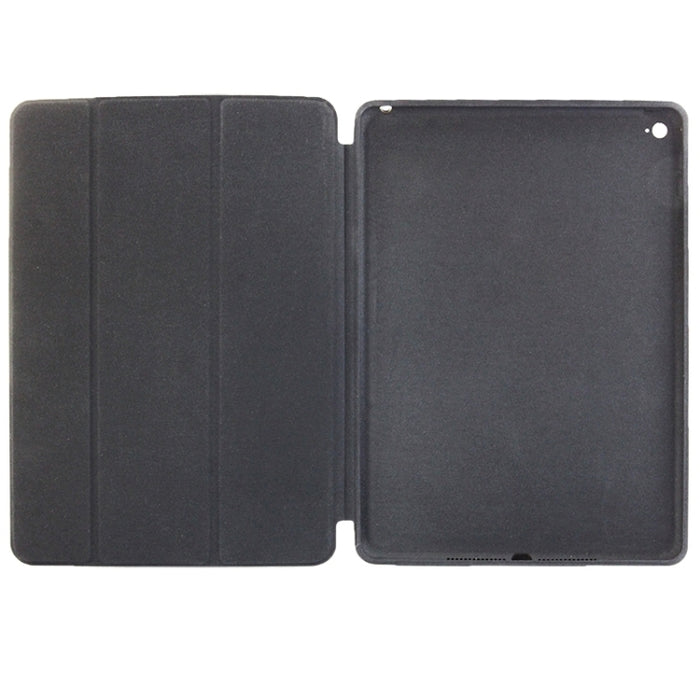 Funda de cuero inteligente con tratamiento natural triple con función de reposo/activación y soporte para iPad Air 2