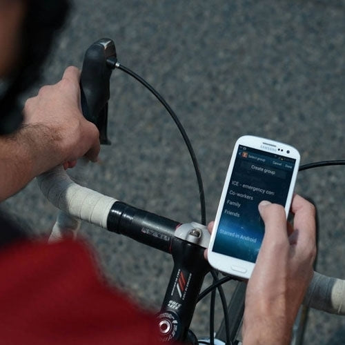 Soporte para teléfono con agarre para los dedos para iPad Air y Air 2, iPad mini, Galaxy Tab y otras tabletas