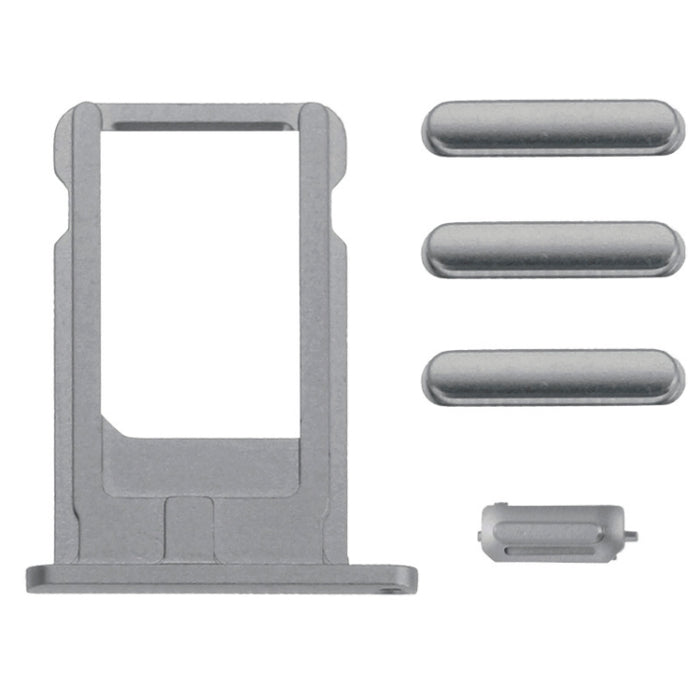 Bandeja para tarjetas, tecla de control de volumen, tecla de bloqueo de pantalla y kit de tecla vibradora con interruptor de silencio para iPhone 6, For 6, For iPhone 6 (Kit), For iPhone 6(Pink), For iPhone 6