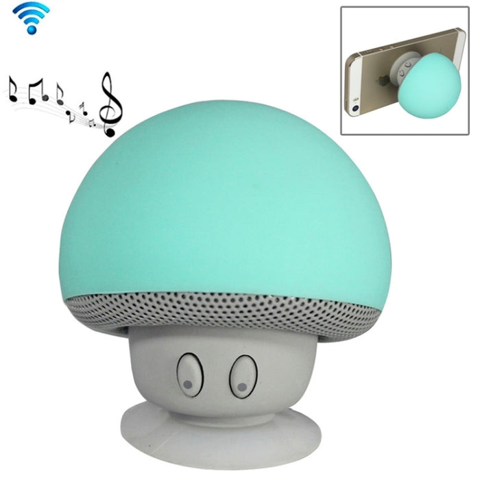 Altavoz Bluetooth con forma de seta y soporte de succión