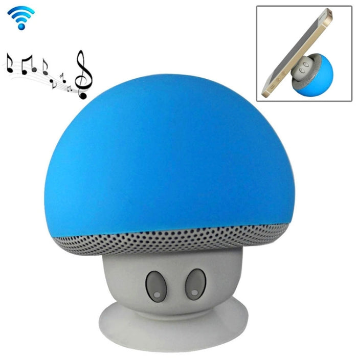Altavoz Bluetooth con forma de seta y soporte de succión