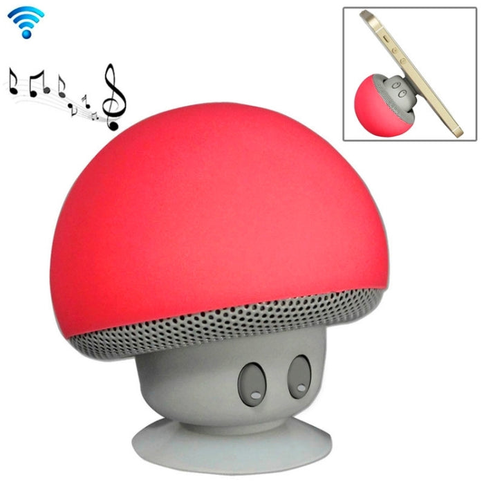 Altavoz Bluetooth con forma de seta y soporte de succión