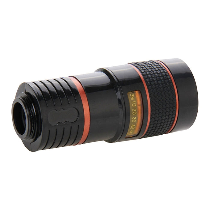 Lente de cámara teleobjetivo con zoom 8X y clip