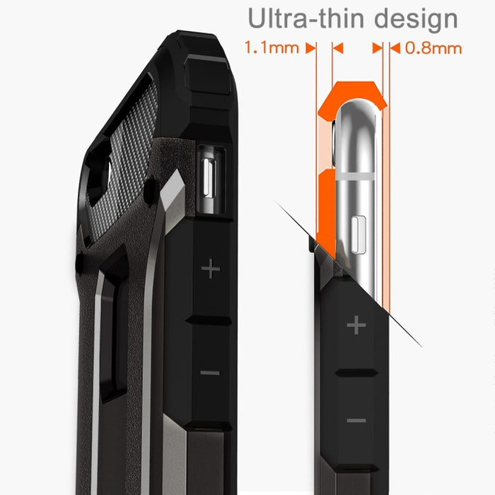 Para iPhone 6 y 6s Estuche combinado Tough Armor TPU + PC
