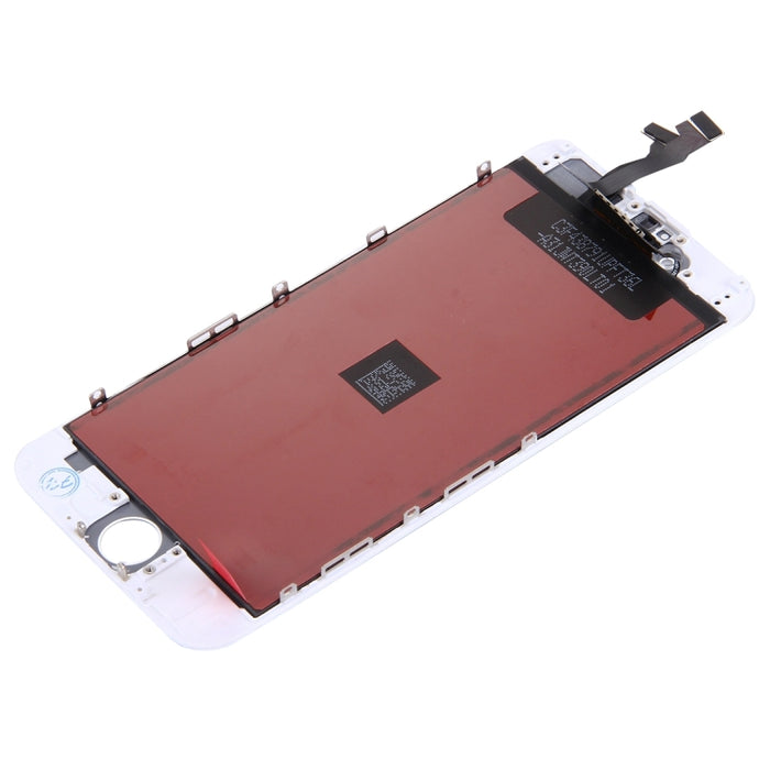 Pantalla LCD y digitalizador de montaje completo con marco para iPhone 6, 3 in 1 for i6 White, For iPhone 6(TFT)