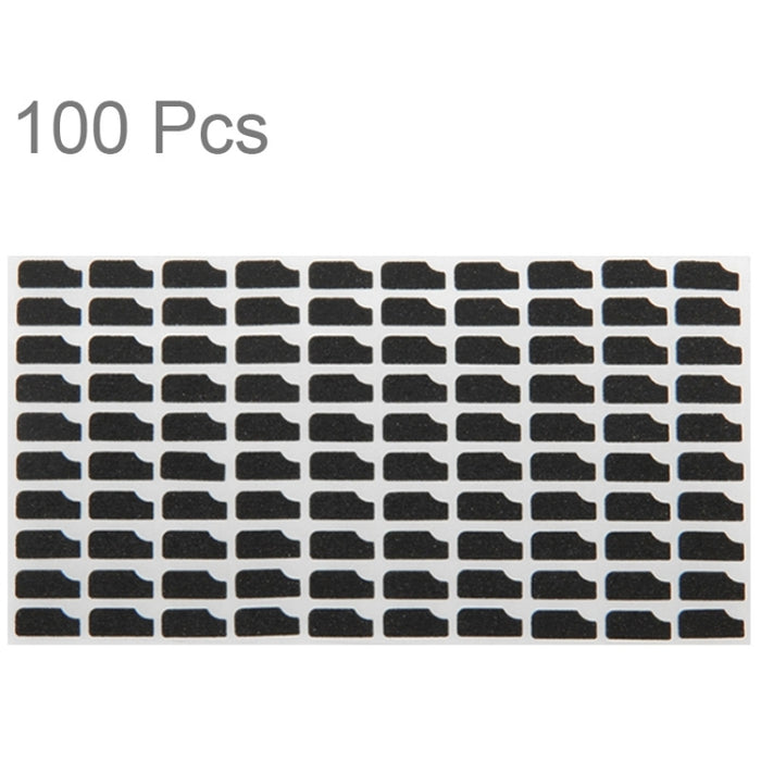 100 PCS para iPhone 6 Etiqueta adhesiva de pasta de algodón con base de cámara trasera, For iPhone 6