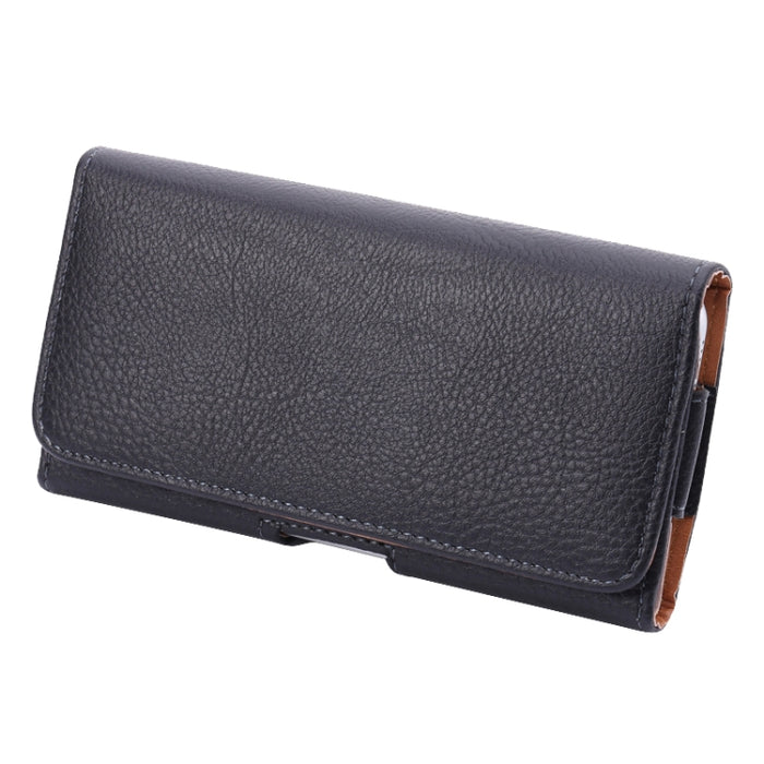 Riñonera estilo horizontal con textura Litchi para iPhone 6s Plus / iPhone 6 Plus y Galaxy Note 8 / Note 5 / Note 4 / S6 Edge Plus