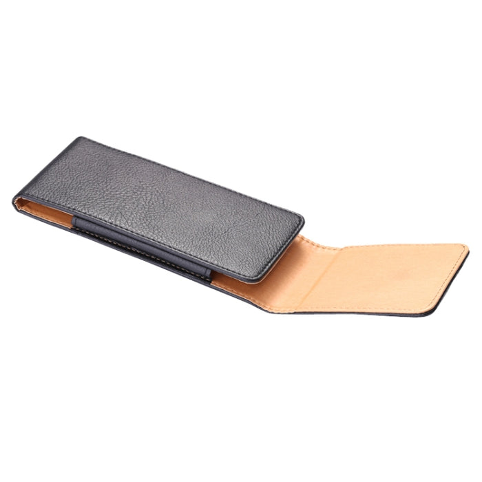 Riñonera estilo vertical con textura Litchi para iPhone 6 Plus, Galaxy Note 4 / Note III / Note II
