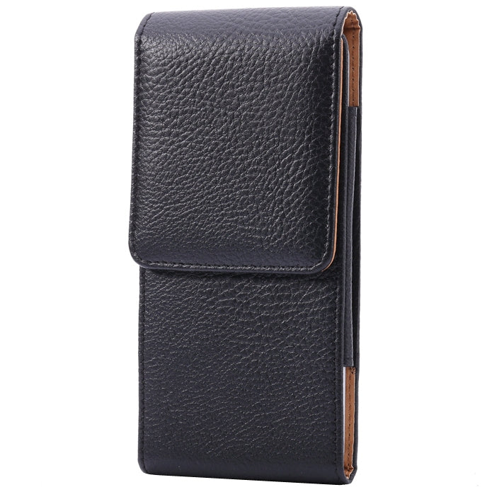Riñonera estilo vertical con textura Litchi para iPhone 6 Plus, Galaxy Note 4 / Note III / Note II