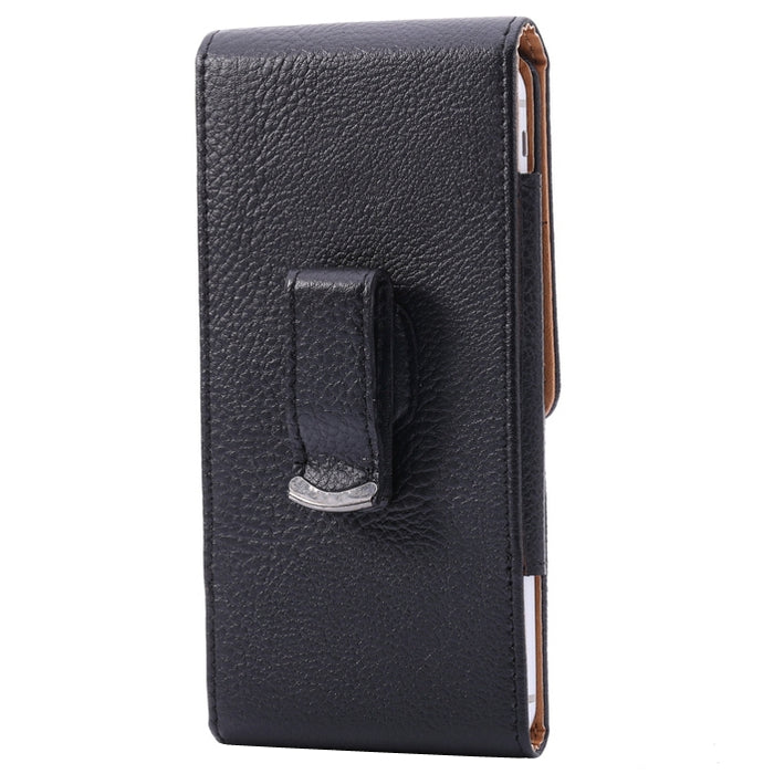 Riñonera estilo vertical con textura Litchi para iPhone 6 Plus, Galaxy Note 4 / Note III / Note II