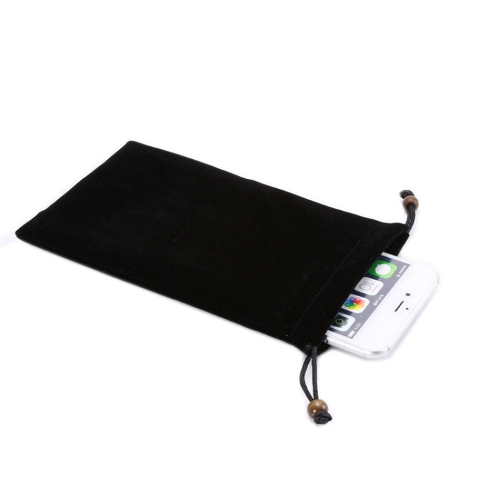 Bolsa de transporte universal de tela aterciopelada de algodón para ocio con cordón para iPhone 6 Plus, iPhone 6S Plus, Galaxy Note 8, Galaxy S6 edge Plus / A8 / Note 5 / Note 4 / Galaxy Mega 6.3 / i9200