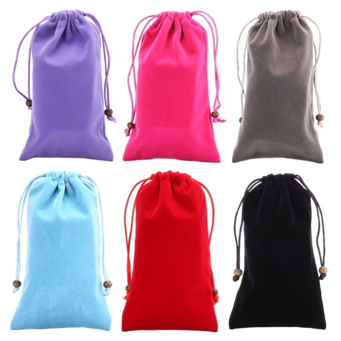 Bolsa de transporte universal de tela aterciopelada de algodón para ocio con cordón para iPhone 6 Plus, iPhone 6S Plus, Galaxy Note 8, Galaxy S6 edge Plus / A8 / Note 5 / Note 4 / Galaxy Mega 6.3 / i9200