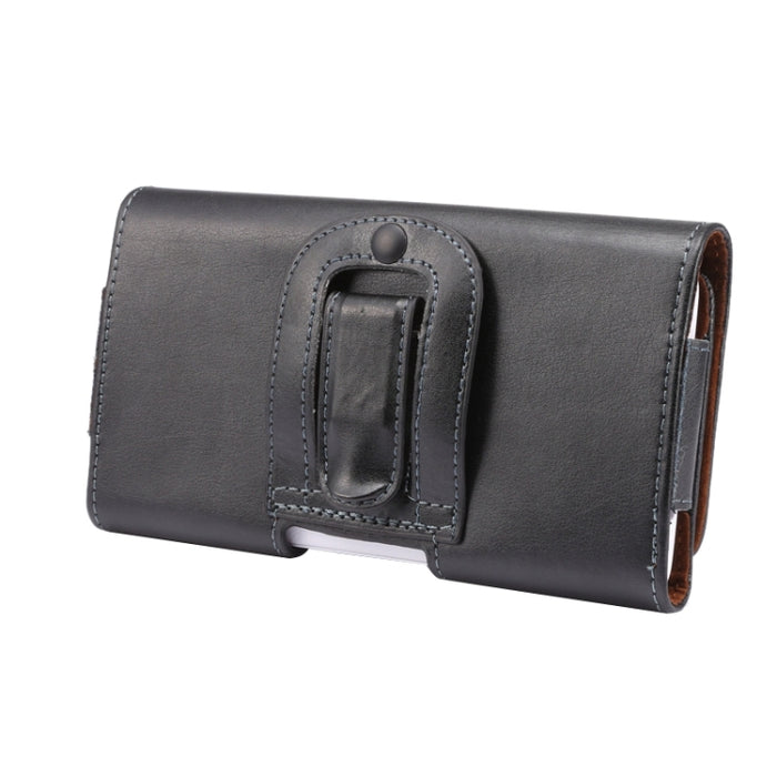 Funda de cuero de estilo horizontal universal / Riñonera con férula trasera para iPhone 6 Plus y 6s Plus, Samsung Note 8, 5 y 4 / S6 edge+ / A8