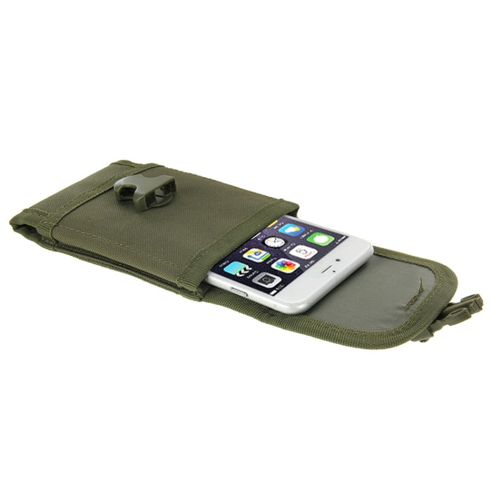 Riñonera vertical universal de tela de nailon de 5,5 pulgadas para iPhone 6 Plus y 6S Plus, Galaxy S6, Huawei, etc.