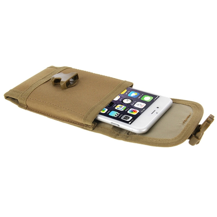 Riñonera vertical universal de tela de nailon de 5,5 pulgadas para iPhone 6 Plus y 6S Plus, Galaxy S6, Huawei, etc.