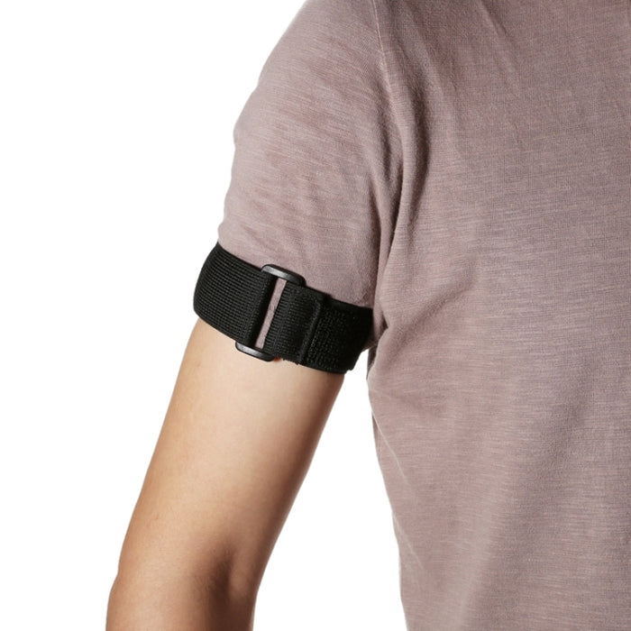 Brazalete deportivo ajustable universal/correa para muñeca para iPhone 6 Plus y 6 y 5C y 5S, Galaxy Note IV / N910 y Note III / N9000 y S6 / G920, cintura, bolsa para senderismo y acampada, tamaño del brazalete: 35,5 x 3,5 cm