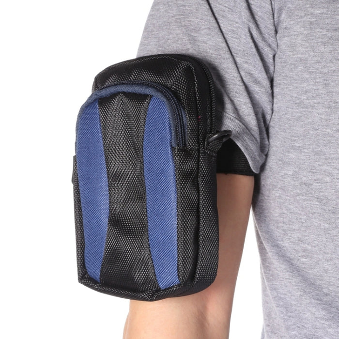 Brazalete deportivo ajustable universal/correa para muñeca para iPhone 6 Plus y 6 y 5C y 5S, Galaxy Note IV / N910 y Note III / N9000 y S6 / G920, cintura, bolsa para senderismo y acampada, tamaño del brazalete: 35,5 x 3,5 cm