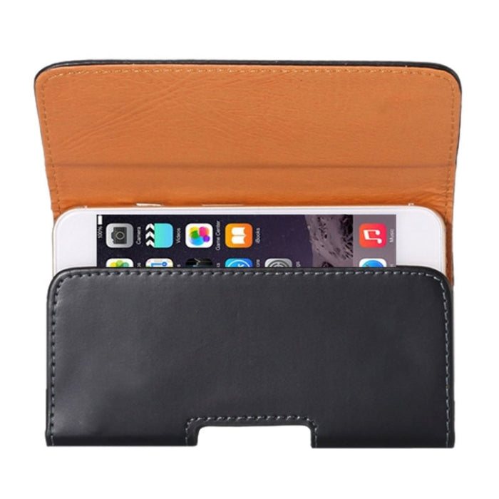 Funda de cuero con tapa vertical universal con textura Crazy Horse / Riñonera con férula trasera para iPhone 6 Plus y 6S Plus, Galaxy Note 8 / Galaxy Note 5 / N920 y S6 Edge Plus / G928 y A8 / A800 y Note IV / N910
