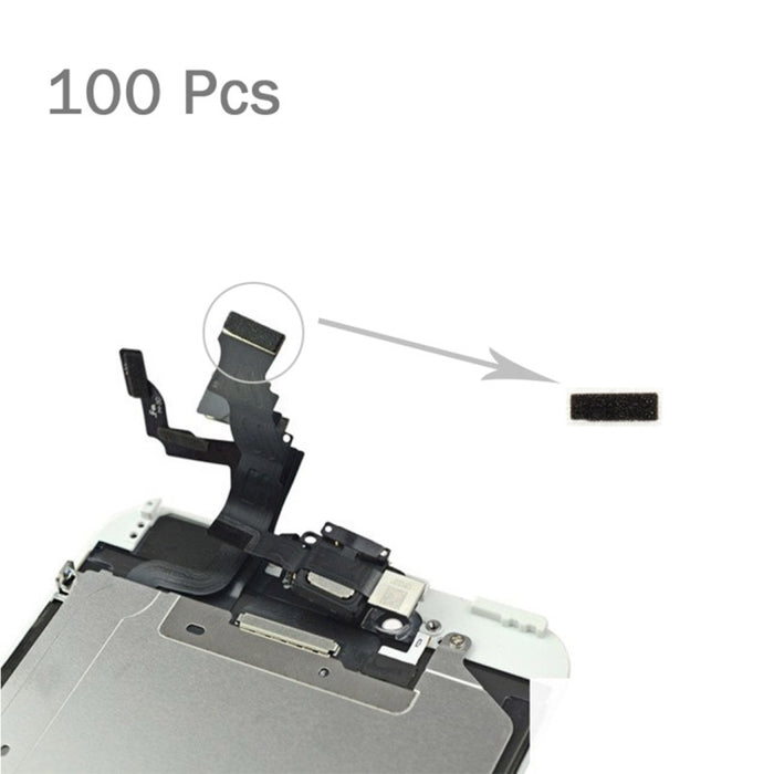 100 PCS para iPhone 6s Pantalla LCD Cable flexible Almohadillas de espuma de esponja, For 6s