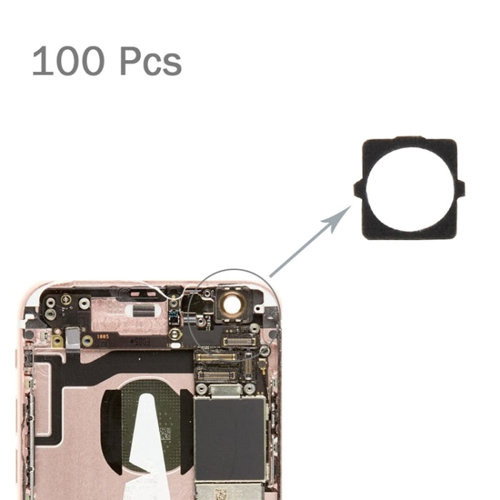 100 PCS para iPhone 6s Almohadillas de espuma de esponja para cámara trasera, For iPhone 6s