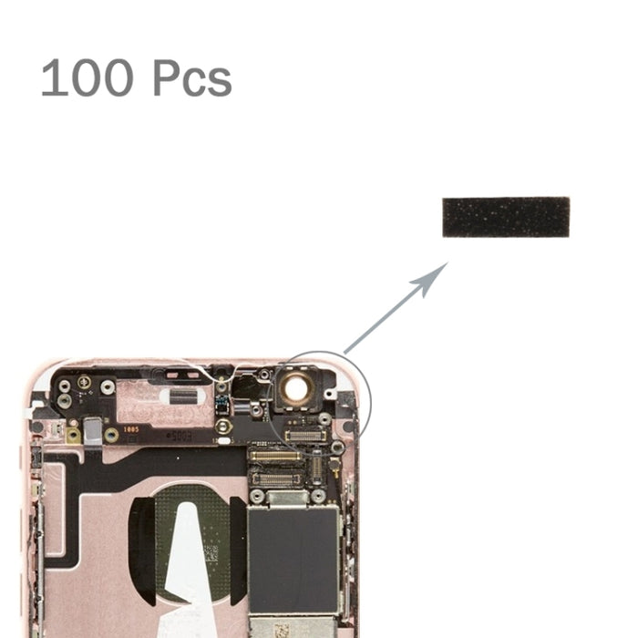 100 PCS para iPhone 6s Módulo de cámara frontal Pedestal Esponja Almohadillas de espuma, For iPhone 6s #2