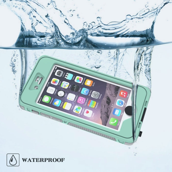 Funda protectora noctilucente a prueba de golpes, resistente al agua, a prueba de polvo, a prueba de golpes, con soporte para iPhone 6 y 6S