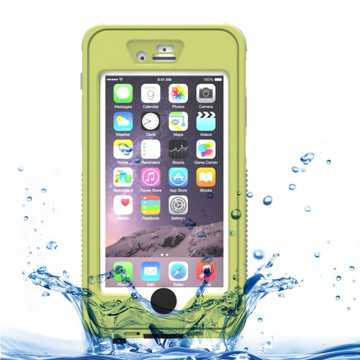 Funda protectora noctilucente a prueba de golpes, resistente al agua, a prueba de polvo, a prueba de golpes, con soporte para iPhone 6 y 6S