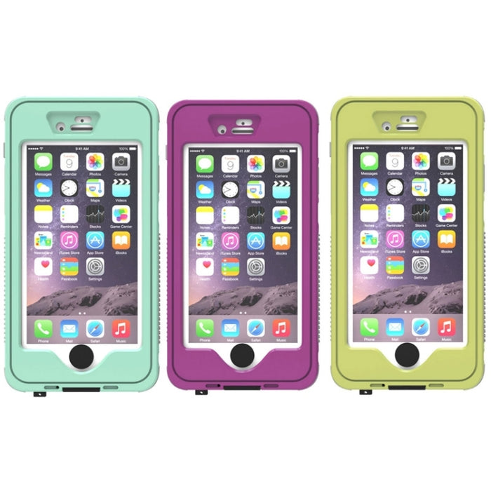 Funda protectora noctilucente a prueba de golpes, resistente al agua, a prueba de polvo, a prueba de golpes, con soporte para iPhone 6 y 6S