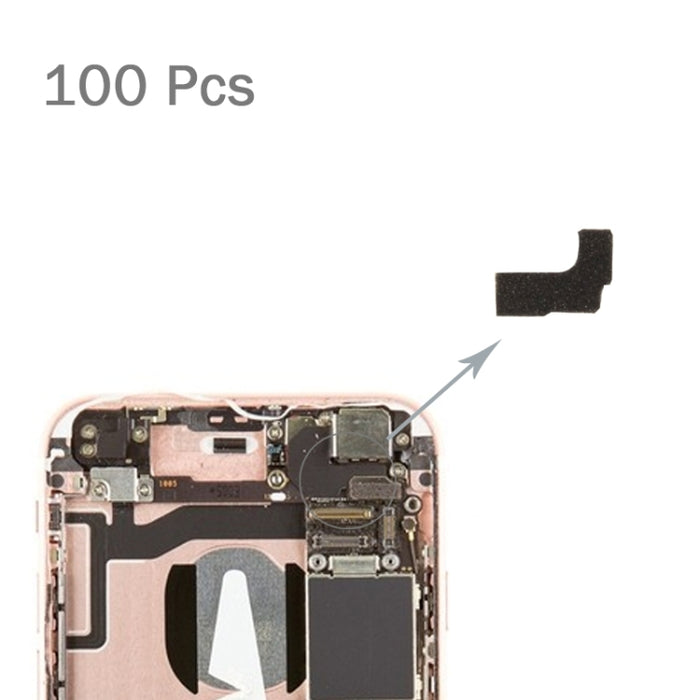 100 PCS para iPhone 6s Módulo de cámara frontal Almohadillas de espuma de esponja trasera, For iPhone 6s #1