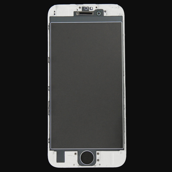 Lente de cristal exterior de pantalla frontal con marco de bisel de pantalla LCD frontal para iPhone 6s, For iPhone 6s (Frame)