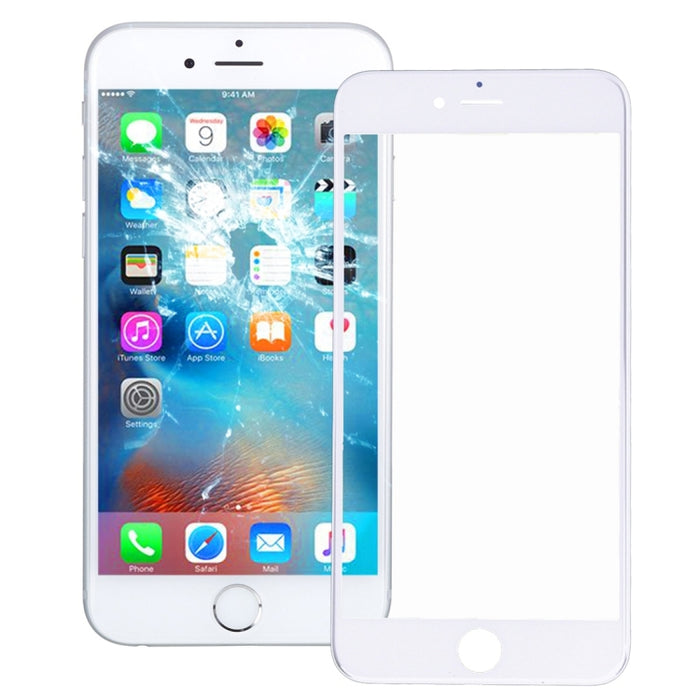 Lente de cristal exterior de pantalla frontal con marco de bisel de pantalla LCD frontal para iPhone 6s, For iPhone 6s (Frame)