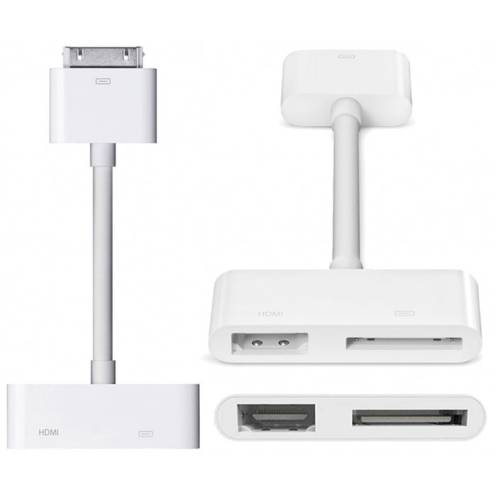 Adaptador AV HDMI digital a HDTV para el nuevo iPad (iPad 3) / iPad 2 / iPad / iPhone 4 y 4S / iPod Touch 4