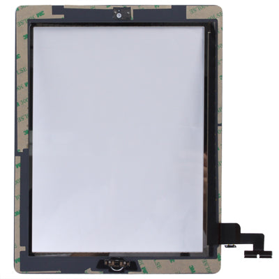 Panel táctil (botón controlador + botón de inicio Cable flexible de membrana PCB + adhesivo de instalación del panel táctil) para iPad 2 / A1395 / A1396 / A1397, For iPad 2+Adhesive, For iPad 2 + Adhesive